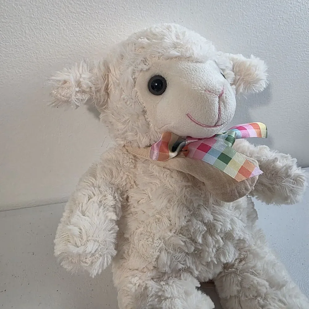 Dan Dee Mr Lamb Sheep Plush Collectors Choice Stuffed Animal Easter Baby EUC